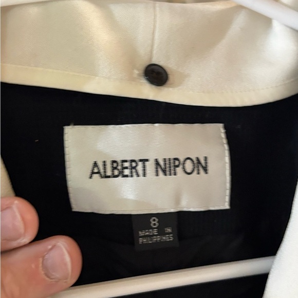 Vintage Albert Nipon Two-Tone Short Sleeve Blazer - Picture 7 of 11